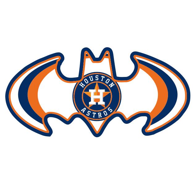Houston Astros Batman Logo iron on transfers